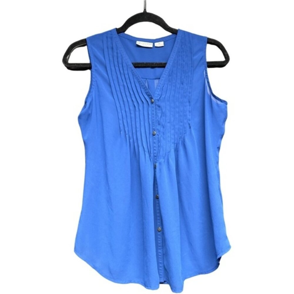 LIZ CLAIBORNE Sheer Sleeveless Top Sz. S *Like New*